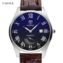 YAZOLE 307 Mens Watches Calendar Date Analog Quartz Mens Waterproof WristWatch Business Style Men Watch Relojes